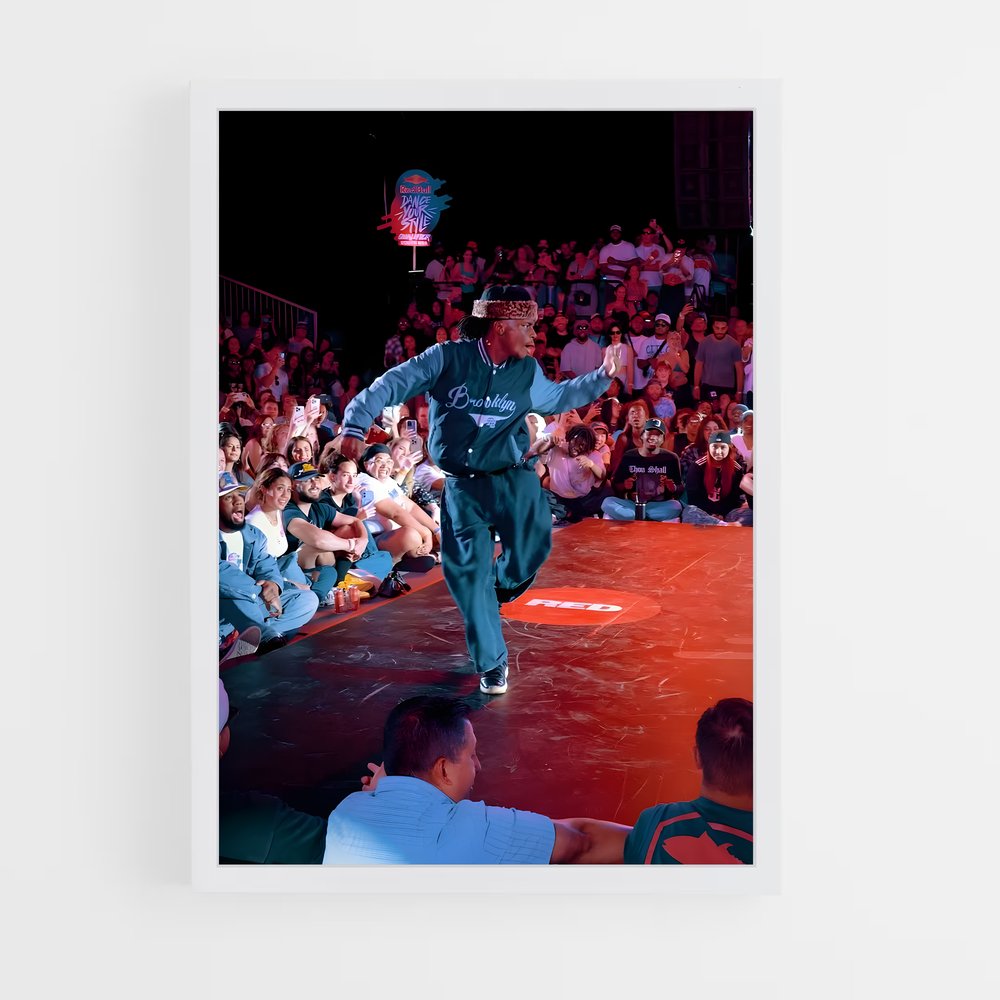 Poster Trick en Bleu – affiche Danse (vue 3)